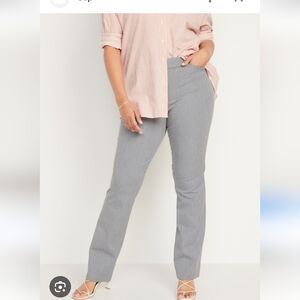 NWT Old Navy Pixie Flare Pants Women’s Size 14 Gray High Waisted Stretch